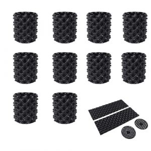 Topyond 10 Pièces Pots à Air pour Plantes, Pot De Racine Contrôlé épaissi PVC Respirant Pot D'élagage De Racine Rapide Conteneur De Croissance De Bonsaï Outil De Transplantation (Jialyduu, neuf)