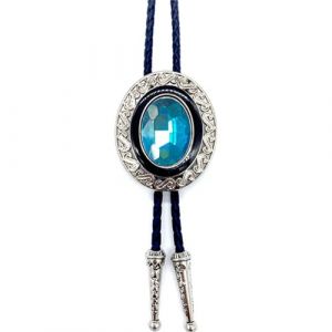 DINSOAVR Cravates, faux cols, Bolos traditionnel cravate pour femmes hommes mode cristal pendentif cravate cravate western corde collier cravate de concert chemise cravate (guangzhoujucikejiyouxiangongsi, neuf)