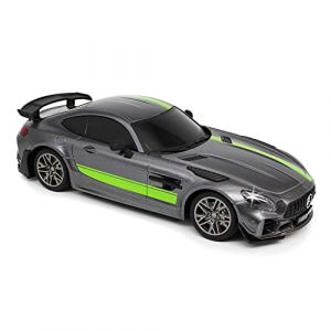 CMJ RC Cars Mercedes GT Pro AMG Voiture Radio t&eacute;l&eacute;command&eacute;e Gris &Eacute;chelle 1:24 2,4 GHz (Gris) (Toys & Home, neuf)