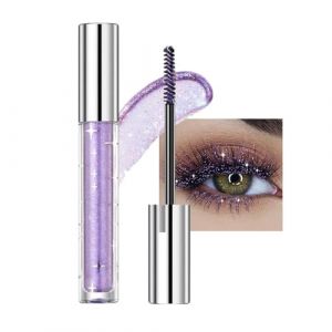 Mascara argent diamant scintillant, mascara pailleté, mascara coloré waterproof, fête, mariage de fête, curling pailleté (yangjiangshikanhangganshangmaoyouxiangongsi, neuf)