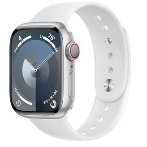 DMVEIMAL pour Bracelet Apple Watch SE 44mm 40mm/Ultra/2 49mm/Serie 7-8-9 45mm 41mm/Serie 6-5-4 40mm 44mm/Serie 3 38mm 42mm Homme/Femme,Sport Bracelet Silicone Doux pour iWatch Serie 2 1 SE-2 (Yunjiantech, neuf)