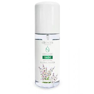 Essences Bulgaria Eau Florale de Sauge Bio 140ml | Peau grasse | Rafra&icirc;chissant et nettoyant | Resserrement des pores | Excellent apr&egrave;s-rasage | Sans alcool | V&eacute;g&eacute;talien | Sans cruaut&eacute; (Essences Bulgaria, neuf)