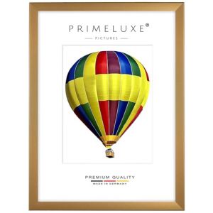 PrimeLuxe Cadre photo en bois 80 x 80 cm (Dimension de l'image) carr&eacute; in Or simple | Couleur et taille s&eacute;lectionnables | pour affiches | Puzzle | collage de photos (E-Commerce DELUXE, neuf)