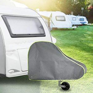 Housse de Timon remorques, innislink Housse de Protection pour caravanes et remorques Attelage Universelle Couverture de remorquage Housse pour Tête d'attelage de Caravane Remorque - Gris (XUNTENG-EU, neuf)
