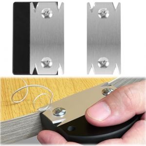 Araseur De Chant pour Bois, Lame Grattoir, Araseur De Chant, Cutter Manuel Portable, Raboteuse Manuelle Outils De Placage De Chant, Cutter De Bord pour Le Travail du Bois (lushyp, neuf)