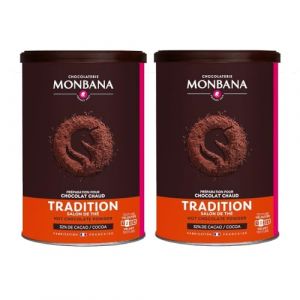 Chocolat en poudre Monbana Tradition Salon de Thé - 2 x 250g (HOP CAFE, neuf)