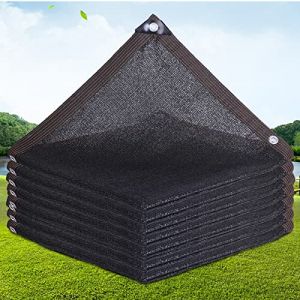 JIAJUTUI001 Filet D'Ombrage Filet Protection Solaire à 90% Résistante pour Bloquer Les Rayons UV Toile d'Ombrage Pergola Serres Filet Coupe Vent pour Plantes de Jardin (1x2m(3.28x6.56ft)) (lsx123, neuf)