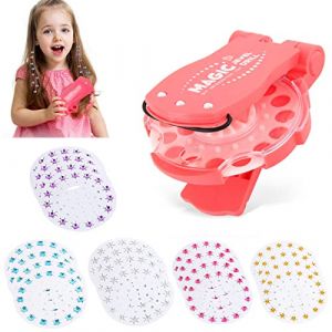 iJiZuo Hair Bedazzler Kit, Diamond Hair Machine, 300 PCS Hair Bedazzler Kit, Hair Gemstone Styler pour Cadeau de Décoration, Machine à des Strass sur Cheveux pour Enfants Filles (XiChiShengwh, neuf)