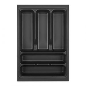 ORGA-BOX I Range-couverts 319 x 473 gris lave avec structure perlée pour Tandembox Antaro/Intivo et ModernBox dans armoire de 40 cm (S&O Handelsgesellschaft mbH, neuf)
