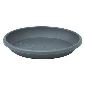 Geli Dessous de plat CYLINDRO rond en plastique - Couleur : anthracite - Diam&egrave;tre : 25 cm (Fuchs Versand 24/7 GmbH, neuf)