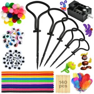 LXONTSG 276 Pièces Vrille Pour Châtaigne,Vrille Manuelle,Vrilles de 1.5-5 mm, Vrilles pour Bois,Kit Creatif Enfant,Activité Manuelle Enfant,pour les Décorations de Vacances D'automne (Ensemble 2) (yonglemei, neuf)