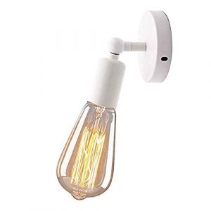 Mengjay Appliques Murales Vintage Applique Murale Rouille Lampe Antique E27 Douille de Lampe Edison R&eacute;tro Simple Applique Murale Cuisine Famille Restaurant Bar Escalier Couloir Caf&eacute; D&eacute;coration (sans (Geste shop, neuf)