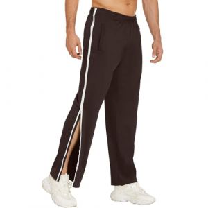 Sonnena Pantalon De Surv&ecirc;tement &Agrave; Bouton-Pression Lat&eacute;ral pour Homme Pantalon Boutonn&eacute; &Agrave; Ouverture Lat&eacute;rale Grande Taille pour Hommes Pantalon de Cargo Jogging Pantalons pour Homme (extensivc, neuf)
