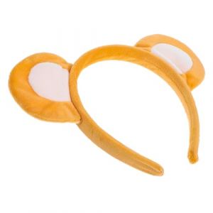 FRCOLOR bandeau oreille d'ours -t&ecirc;te ours en peluche couvre-chef de costume d'ours costume d'oreille d'ours bandeau ours couvre-chef &agrave; oreilles d'animaux en tissu Light Brown (Laners, neuf)