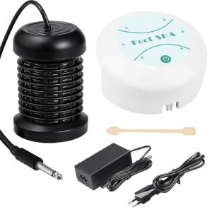 SGZIOO Bain de Pieds Ionique, Bain de Pieds Spa, Appareil de Massage des Pieds, Foot Spa, Machine de Bain de Pieds Lonique,Bain de pieds Ionic Detox, Portable, pour Maison (Sans Vasque) (jun an shang mao, neuf)