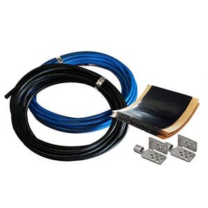 Kit de montage MS1 - Accessoires de montage pour film chauffant - Ruban isolant en caoutchouc auto-soudant Scotch - Borne à sertir - Câble de connexion (Calorique Heizungen, neuf)