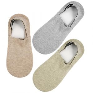 FRCOLOR 3 Paires Chaussettes Basses En Soie Et Chaussettes Respirantes Chaussettes Courtes Chaussettes Décontractées Chaussettes Pour Femmes Cheville Femmes Chaussettes Acrylique (Laners, neuf)