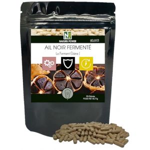 NAKURU | Ail Noir Ferment&eacute; | Gamme Power | Fabriqu&eacute; en France | "Le Ferment &Eacute;b&egrave;ne !" (90 G&eacute;lules) (Nakuru Super-Aliments, neuf)