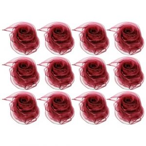 PATIKIL Foulards de Danse, 12 Pcs Foulards Carr&eacute;s de Jonglerie 60 x 60 cm pour Jouer &agrave; la Musique Magique, Activit&eacute; de Jonglage, Habillage, Bordeaux (PATIKIL UK, neuf)