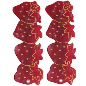 HONMEET 2 Pièces Barrettes Fraise Barrettes à Cheveux Pinces à Cheveux Fraise Barrette à Cheveux Fruits Accessoire De Cheveux De Fruits Accessoires De Cheveux à La Fraise Alliage Rouge (ATriss, neuf)