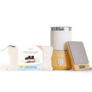 Pack Robot BeautyMix + la trousse découverte - Créez vos premières crèmes ! A réaliser avec le Robot BeautyMix - Permet de réaliser 3 produits : crèmes pour le visage, pour les mains et démaquillant (MY COSMETIK, neuf)