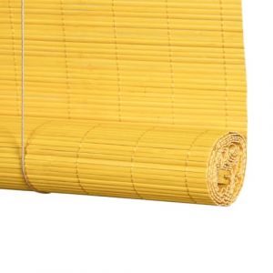 Victoria M. Store Bateau en Bambou, Protection Solaire Protection visuelle Store à enroulement à tirage latéral pour Fenêtres et Portes, Bambou, 70 x 160 cm (Jalousiescout Shop, neuf)