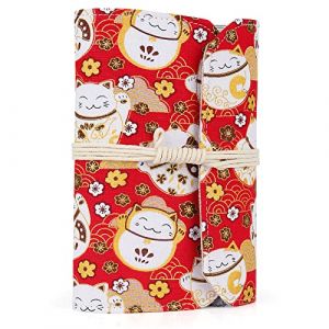 Coopay Sac de Rangement pour Aiguilles &agrave; Tricoter circulaires, &eacute;tui Compact pour Aiguilles &agrave; Tricoter circulaires vides, Organiseur pour Aiguilles &agrave; Tricoter circulaires avec 11 Poches Transparentes (YutongTech, neuf)