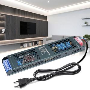 KSIBNW Transformateur 220V 12V 400W LED Driver, Alimentation &agrave; D&eacute;coupag 220V AC &agrave; 12V DC 33,3A Ultra Mince Transfo avec Prise Conducteur &agrave; Tension Constante Basse Tension Adapter pour LED Bande (KSIBNW, neuf)