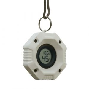 Hygrom&egrave;tre - Thermom&egrave;tre Ext&eacute;rieur - Hygrom&egrave;tre Pr&eacute;cis avec Porte-Cl&eacute;s pour Maison Jardin Camping Frigo Randonn&eacute;e Sac &agrave; Dos Caravane Terrarium (guangzhousiyuan, neuf)