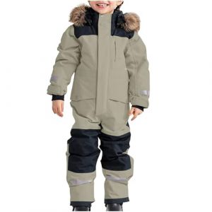 G&eacute;n&eacute;rique Combinaison de Ski Enfants Gar&ccedil;ons Fille Combinaisons de Neige &agrave; Capuche Zipp&eacute; Imperm&eacute;able Combinaison Chauds et Confortables Combinaisons Hiver Tenue pour 1-15 Ans (Khaki, 2-3 Years) (Xiegoes, neuf)