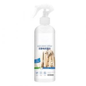 Spray Antistatique &ndash; 290ML | Dissolvant D'&eacute;lectricit&eacute; Statique | Dissolvant Statique De Voyage 1 Pour V&ecirc;tements, Tissus D'ameublement, Tissus D'ameublement, Tapis, Rideaux, R&eacute;duction Des Rides, Applic (fievas, neuf)