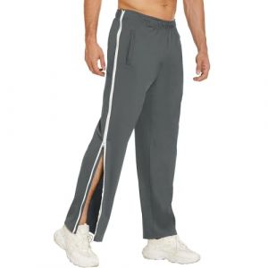 Sonnena Pantalon De Surv&ecirc;tement &Agrave; Bouton-Pression Lat&eacute;ral pour Homme Pantalon Boutonn&eacute; &Agrave; Ouverture Lat&eacute;rale Grande Taille pour Hommes Pantalon de Cargo Jogging Pantalons pour Homme (extensivc, neuf)