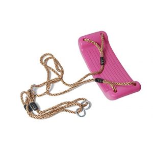 OTITU Balançoire pour Enfants Outdoor Indoor Siège de Balançoire - Planche de Balançoire pour Enfants pour se Balancer, Siège Plat Balançoire Bébé - Balançoire Colorée Rose (GigiToys, neuf)