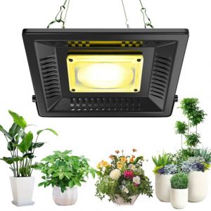 Profey Lampe Horticole, LED Chambre de Culture P200, Lampe Horticole LED Spectre Complet Indice D'&eacute;Tanch&eacute;It&eacute; IP67, Grow Light Eclairage &agrave; 270&deg;, avec 4 Crochets Plusieurs Options de Montage (ProfeyEU, neuf)