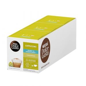 Nescaf&eacute; Dolce Gusto Cappuccino light, Lot de 3, 3 x 16 Capsules (24 portions) (LOGAN MALL, neuf)