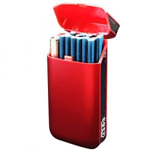 &Eacute;tui &Agrave; Cigarettes 10 Cigarettes Flip Top Portable Bo&icirc;te &agrave; Cigarettes &Eacute;tanche &Eacute;tui &Agrave; Cigarettes en Plastique Hommes Femmes Cigarette Case Ultra-Mince Petit &Eacute;tui &agrave; Cigarettes Coffret &agrave; Cigarettes (Surakey, neuf)