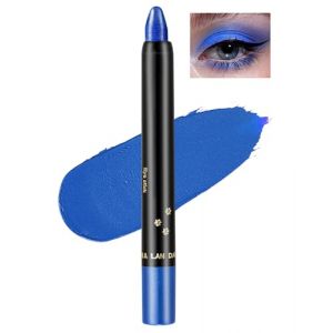 Jutqut Crayon pour fard &agrave; paupi&egrave;res bleu mat, cr&egrave;me m&eacute;tallis&eacute;e, imperm&eacute;able, longue dur&eacute;e, maquillage des yeux waterproof #13 (Upflight, neuf)