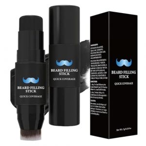 Moxeupon Stylo à barbe - Crème et pinceau - 7 g - Effet longue durée - Étanche - Résistant à la transpiration - Pour homme - Formation, coiffage - Définition (Facynde, neuf)