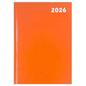 PaulStore Agenda 2026 A4 / A5 / A6 Agenda Une Page Par Jour Bureau Et Semainier Couleurs Pastel Agendas Organiseur Pour &Eacute;tudiant, Enseignant, Maison, Bureau, Entreprise Planificateur Annuel (Orange (PAULSTORE, neuf)