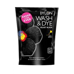 Dylon Wash & Dye Lot de 3 paquets de teinture en machine pour tissu Noir Taille L 350 g (Mariosales, neuf)