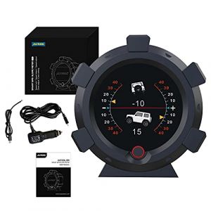 OURANTOOLS X95 GPS Inclinomètre Numérique Camping Auto, LCD Angle Pente Compteur de Pente HUD Compteur de Vitesse pour tous DC5-28V Voiture SUV (BELEY OFFICIAL, neuf)