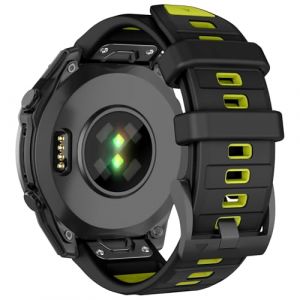 MYSNBKN 26mm Quick Fit Bracelet pour Fenix 8 51mm/Fenix 7X Pro/Fenix 7X/Fenix 6X/Fenix 6X Pro/Fenix 5X/Fenix 5X Plus/Epix Pro 51mm/Fenix 3/Fenix 3 HR (MYSNBKN-FR, neuf)