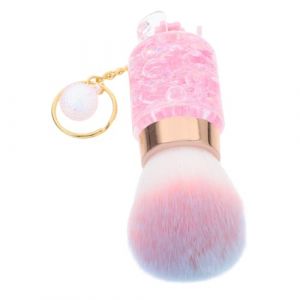 Healvian Pinceau &agrave; Poudre Multifonction Pour Ongles Et Visage Petit Format Rose Portable Brosse &agrave; Manucure Nettoyage Esth&eacute;tique Usage Professionnel (Le Sengyu, neuf)