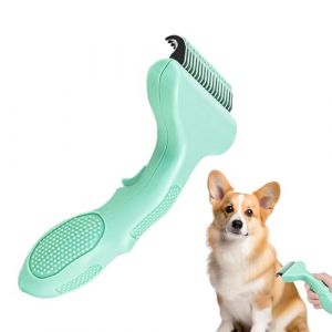 Brosse pour Chien contre la Perte de Poils - Auto-nettoyant et Toilettage Doux | Outil De Nettoyage Brosse &Eacute;pingle Pour Chiot,pour Chiot, Poils Longs Courts, Toutes Races, Int&eacute;rieur, Quotidien, Voyage (Rui&rsquo;s Pro Hub, neuf)
