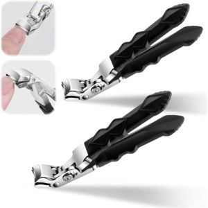 Clipmaster Pro Coupe-ongles, Clipmaster Pro Coupe-ongles, Toe D'ongles D'orteil, Large Tête Angulaire Coupe-ongles Pour Orteils Avec Ouverture Large (2 pièces) (FENXIONE, neuf)