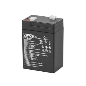 HQ Vipow 6V 4.5Ah batterie de gel Dimensions: Longueur: 70 mm Largeur: 48 mm Hauteur: 100 mm Hauteur hors tout (avec bornes): 106mm Poids: 0,80 kg (EuroElectronics FR, neuf)