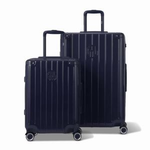 GYL Intemporelle Set de 2 Valises – Petit + Grande Valise Rigide Légère en 100% Polycarbonate avec Serrure TSA, roulettes Pivotantes et Poignée Ergonomique – Marine (IML GROUP MKT PLACE, neuf)