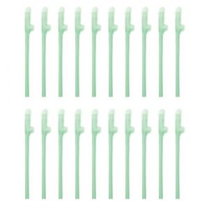 Teegxddy 20psc paille plastique paille en plastique R&eacute;utilisables Lot de Pailles en Plastique R&eacute;utilisables Pailles de F&ecirc;te pour Boissons Amusantes Cocktail pour F&ecirc;te Anniversaire Mariage F&ecirc;te (C) (Teegxddy, neuf)