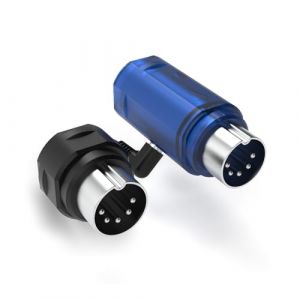 CME WIDI Master Blue - Limited Edition - Adaptateur MIDI Bluetooth de qualité supérieure via DIN MIDI 5 broches - Ultra Low 3 ms Latency - Advanced Wireless MIDI pour synthétiseur EWI Keytar (CME Pro, neuf)