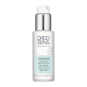 DADO SENS Purderm Fluide anti-&acirc;ge pour le visage (50 ml) &ndash; Effet anti-acn&eacute; et anti-&acirc;ge, r&eacute;duit les rides et affine la peau, pour les peaux impures, matures et sensibles (MERTO, neuf)